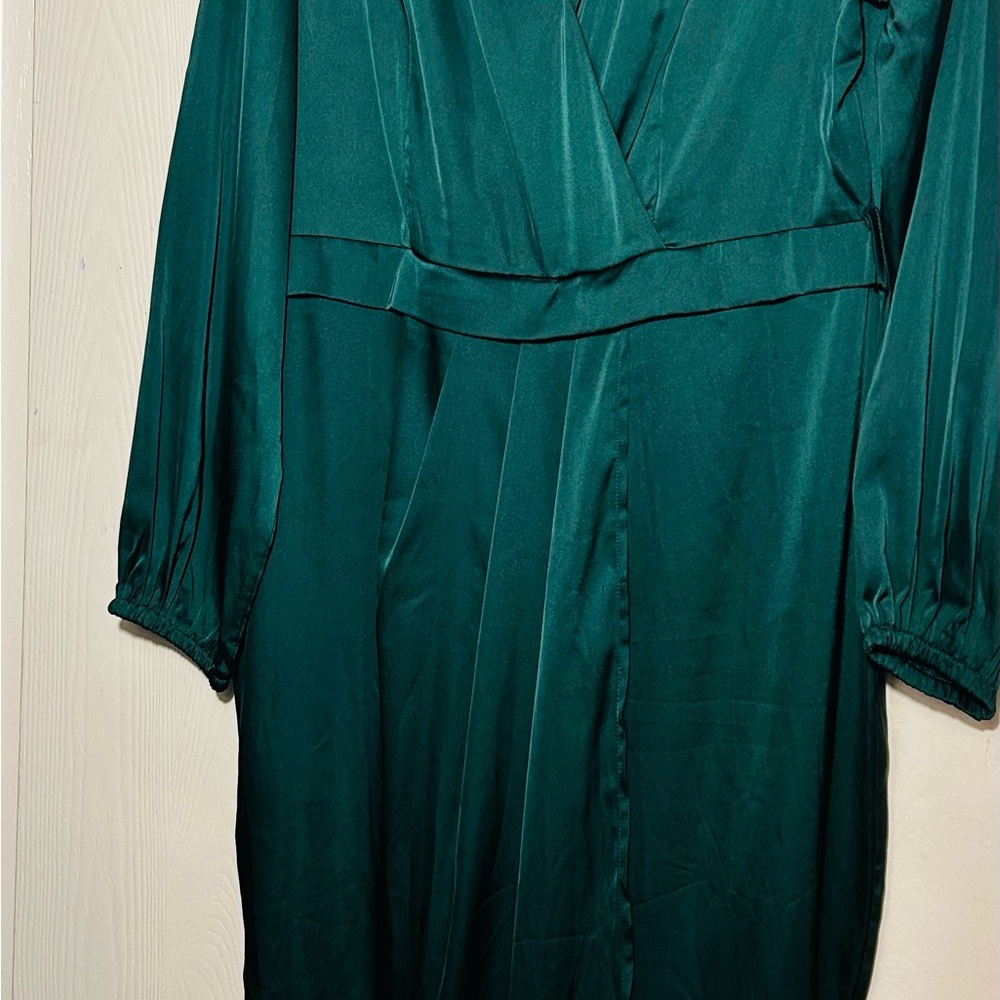 Stella & Dot Green Long Sleeve Dress